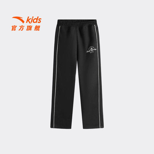 安踏儿童装女童裤子运动裤春秋款2026春季新款大童宽松休闲直筒裤362621707 商品图3