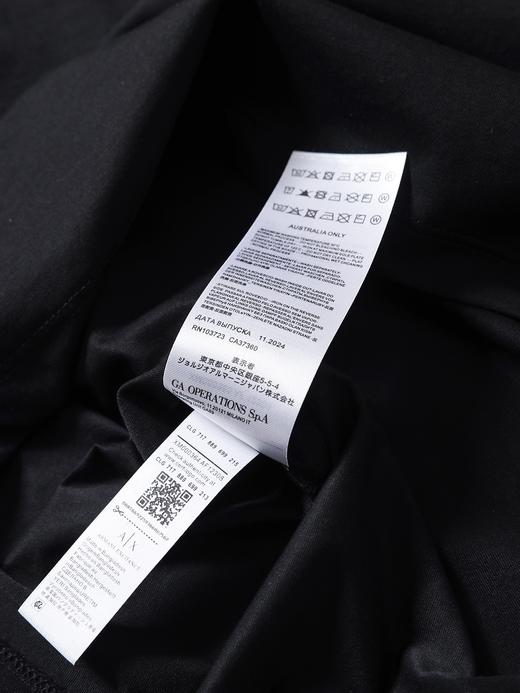 阿玛尼礼盒春夏男士纯棉宽松刺绣圆领薄T恤上衣内搭 MD 341729 商品图11