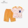 英氏儿童两件套装短袖短裤纯棉打底上衣透气短T恤夏季YLNCJ22006A 商品缩略图0