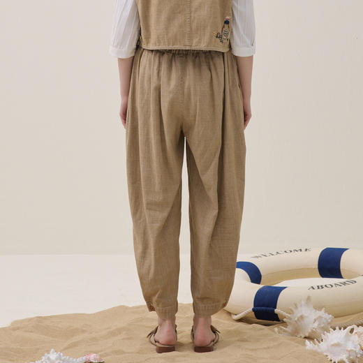 谜底萝卜裤牛仔裤九分裤2026夏季新品复古洗水造型感女262MJ0682 商品图2