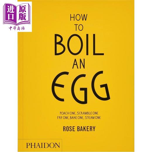 预售 【中商原版】如何煮鸡蛋 80+食谱 罗斯卡拉里尼 How to Boil an Egg A Cookbook 英文原版 Rose Carrarini Rose Bakery咖啡馆 商品图4