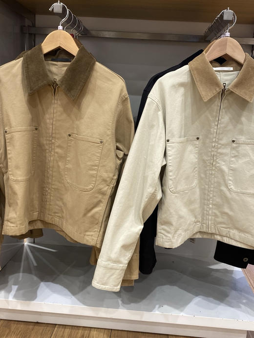 雀说秋冬新款女装休闲拉链短茄克/外套翻领时尚夹克上衣C479208ALW 商品图0