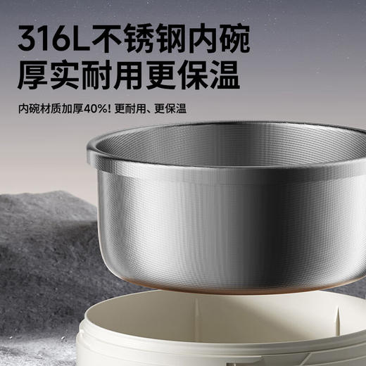 小白熊智能恒温保温碗HL-6022-格粉节专享积分兑换，自提前请和门店或客服确认好是否有现货（无现货需等待几日） 商品图5