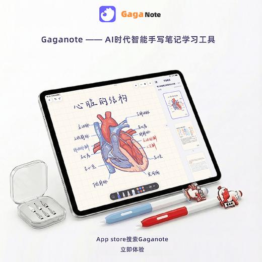 【赠：Gaganote手写笔记永久VIP会员】 笔尖笔套保护套「适用Apple pencil pro」 6种阻尼6种手感静音防滑不伤笔芯 电容笔替换笔头金属耐磨 商品图13