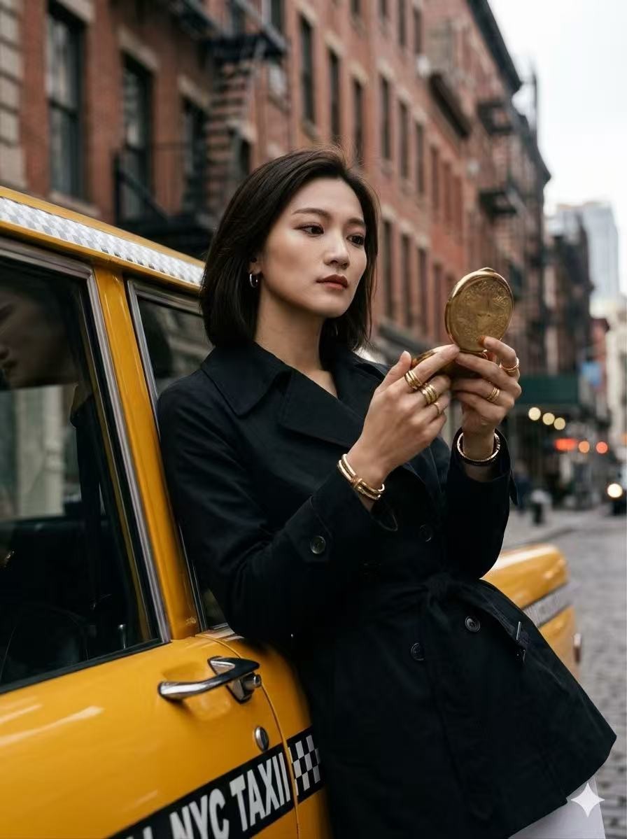 巴黎杂志|气质英伦风系带风衣