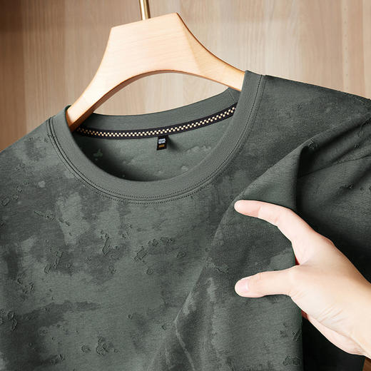 【DDS】大依优型大码男装春季圆领卫衣百搭潮流透气长袖T恤打底衫上衣 商品图2