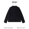 SDSA男装2026新款高贵轻奢松弛感纯色翻领长袖T恤百搭简约上衣 商品缩略图4