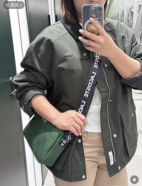 正品鳄鱼LAC*STE小标翻领夹克外套030901