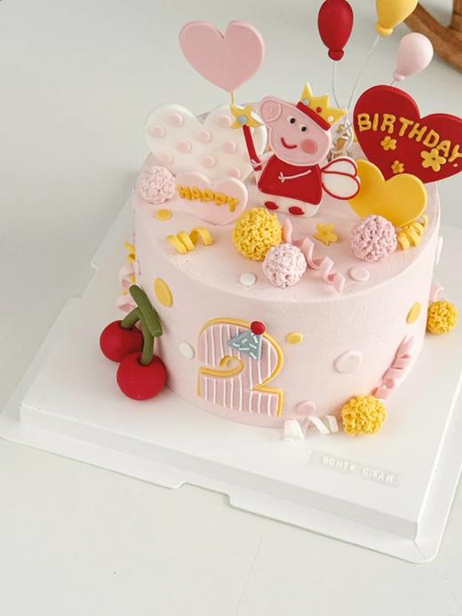 小猪佩奇可爱卡通蛋糕-低糖处理无添加 商品图3