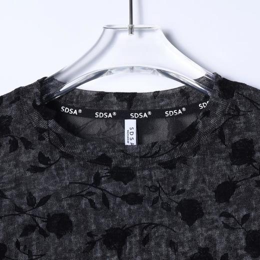 26T113SDSA男装2026新款高贵轻奢扎染满印花卉圆领长袖T恤百搭打底衫 商品图2