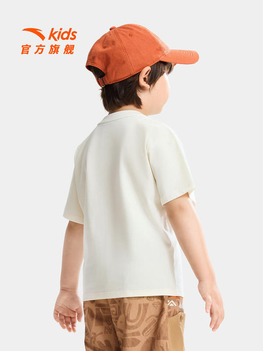 狮子王联名安踏儿童男童针织短袖2026年夏季新款舒适亲肤小童短T352629117 商品图1