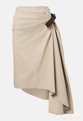 女款褶皱半身裙zh014