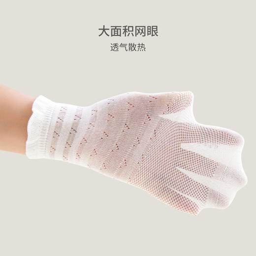 英氏婴儿袜子长筒网眼袜2双装春夏薄款抗菌膝下长袜YIWHJ1P066A YIWHJ1P067A 商品图1