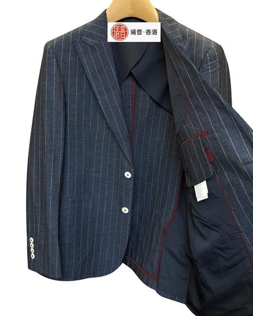 男款条纹亚麻西装外套la006 商品图2