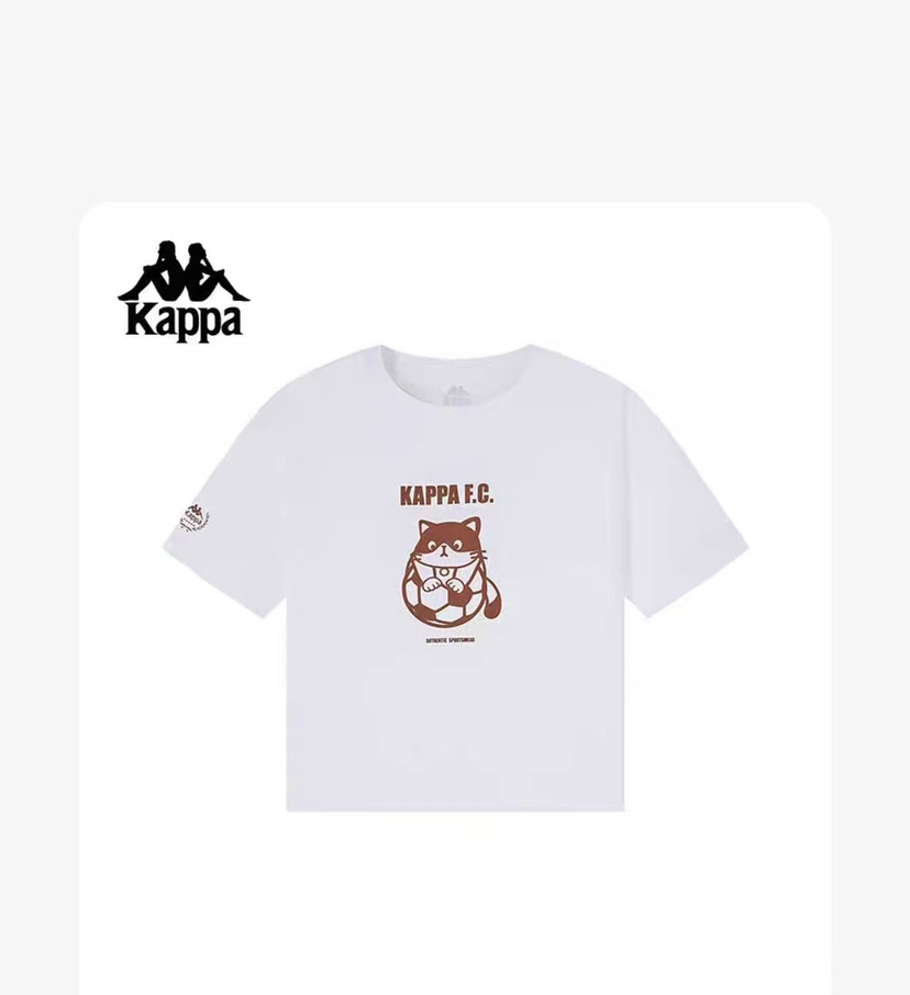 MJ| kappa卡帕夏季新款纯棉运动上衣女士速干半袖短袖t恤K0E62TD09