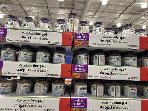 Webber伟博 海藻油 560mg 素食Omega-3 新包装 120粒  温哥华直邮 商品图2