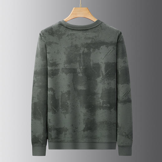 【DDS】大依优型大码男装春季圆领卫衣百搭潮流透气长袖T恤打底衫上衣 商品图3