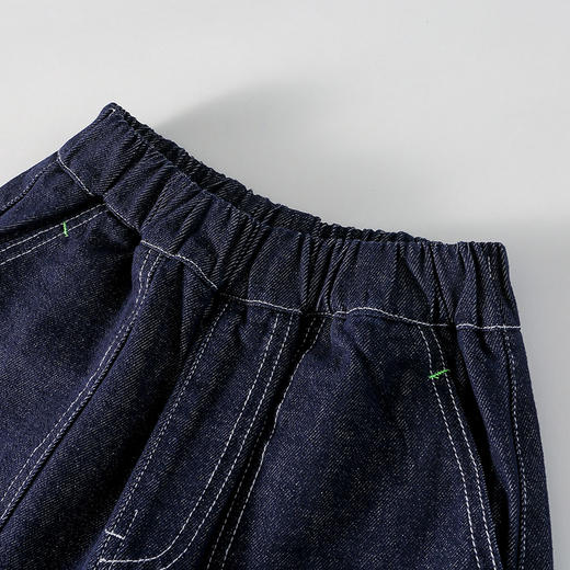 【户外软牛仔长裤】棉花堂 牛仔长裤 活性染色  A类 柔软有型 耐磨   FD61108-1 商品图7