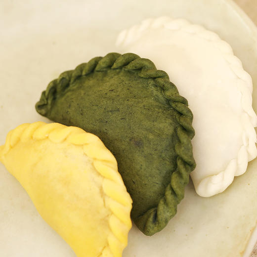 逢食 手工三色米粿50g/个  糯韧绵软，味美鲜香，馅料足，艾草香，春日鲜滋味新鲜上市啦~ 商品图2