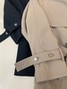 【高品质私服】【ZZ经典棕色英伦休闲风衣】面料柔韧垂感斜纹，触感如丝缎般柔滑G1529-CC【无标出货 介意慎拍】 商品缩略图7