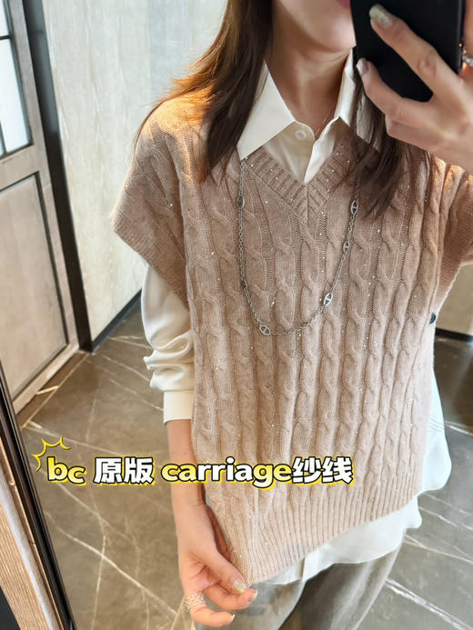 2603203    意大利🇮🇹carriage纱线，精致马甲 商品图1