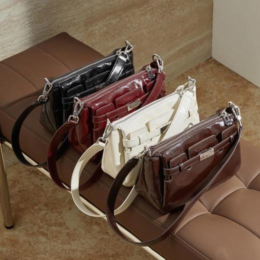 头层牛皮时尚单肩包斜挎真皮小方包 商品图4