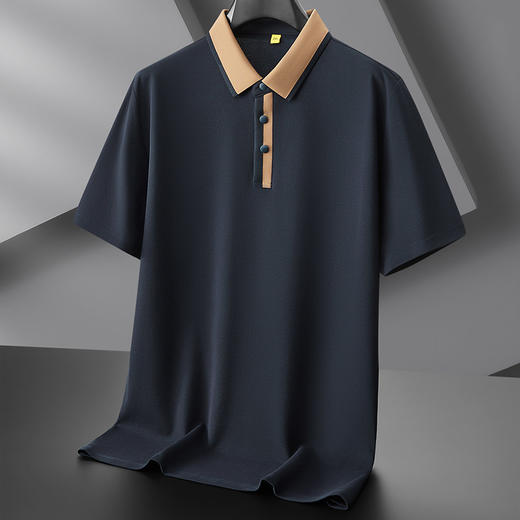 【DG】【新疆棉】大依优型大码男装翻领POLO衫短袖T恤棉质休闲透气上衣 商品图2