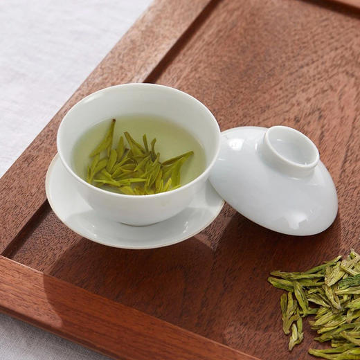 2026翁炳铨明前茶狮峰西湖龙井茶「可扫码验真伪，正宗西湖龙井，认准官方茶标」（任选购两个规格赠茶具一套） 商品图2