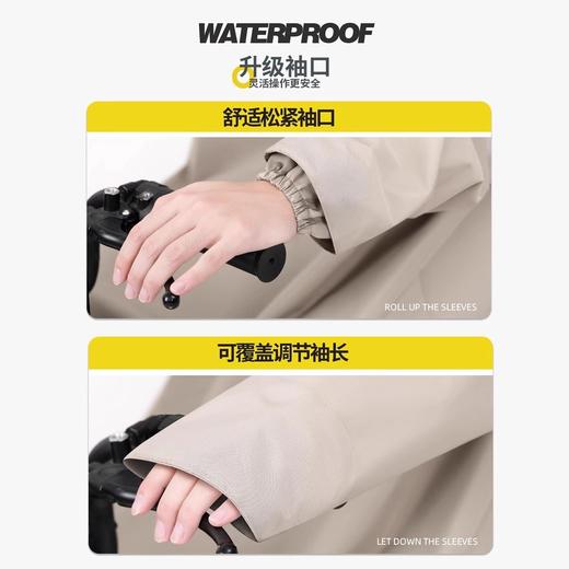 【全新升级❗加长遮脚】雨衣电动车加厚长款全身防暴雨外卖骑行分体式男女专用防雨披。rh 商品图2