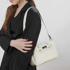 头层牛皮时尚单肩包斜挎真皮小方包