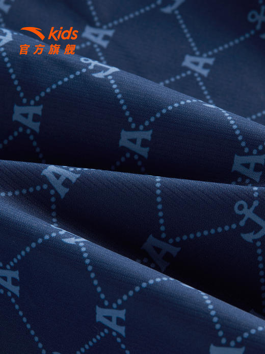 安踏儿童外套男小童潮流衬衫2026年新款宝宝翻领潮流格子内搭外套352629607 商品图4