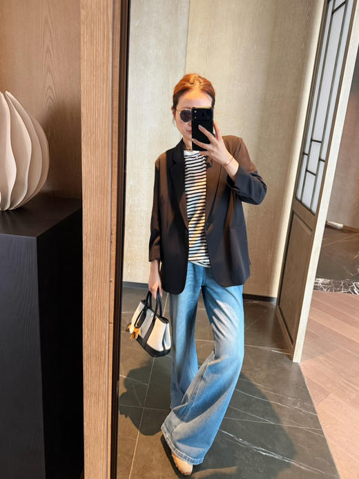 2603201    theory 一粒扣 醋酸西装 商品图1