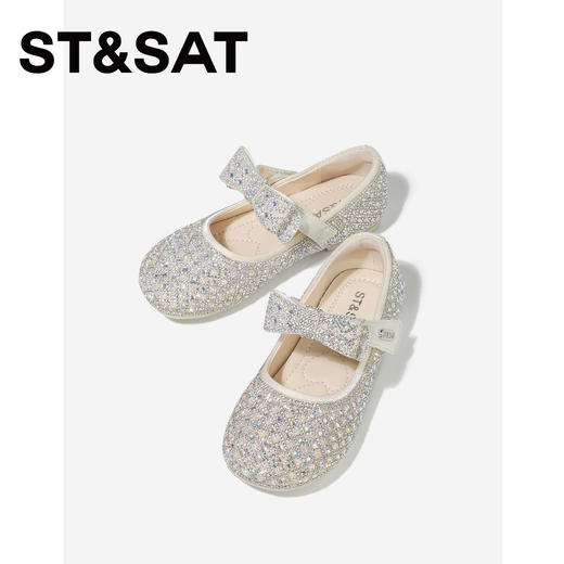 【童鞋】星期六精致蝴蝶结水晶女童公主鞋SSE1191L1M 商品图3