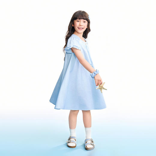 【实体店同款】女童短袖连衣裙夏季新款安奈儿童装AG623139 商品图3