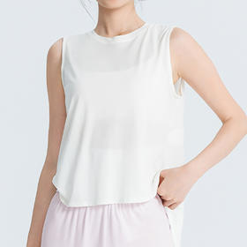 跃牌【周游世界】吸湿速干无袖宽松健身服薄款运动罩衫上衣TP0926