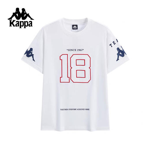MJ| Kappa卡帕背靠背2026新款夏季运动短袖情侣款复古纯棉t恤透气上衣 商品图2