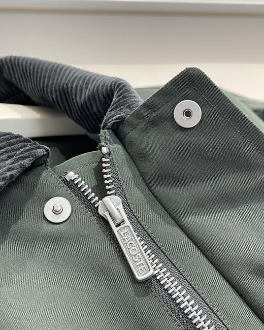 正品鳄鱼LAC*STE小标翻领夹克外套030901 商品图12