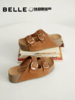 BF楼周雨彤同款百丽麦穗吐司鞋2代厚底勃肯鞋夏季新款外穿拖鞋F5Y1DBT 商品缩略图1