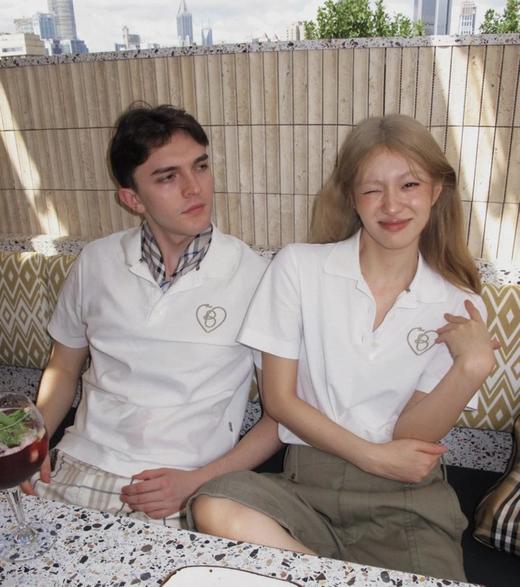 王牌尖货！按头安利  bbr七夕限定爱心POLO 爱心刺绣珠地网眼  经典翻领polo衫  张婧仪同款 商品图0