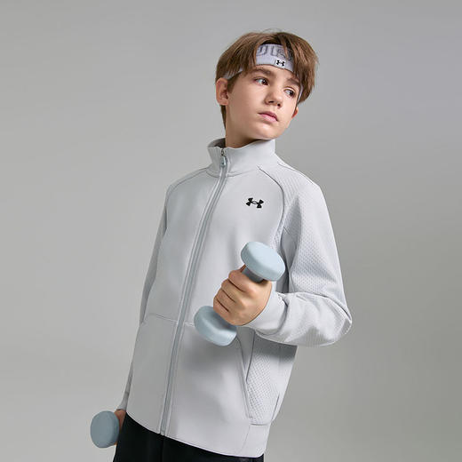 【特惠福利】UnderArmour安德玛儿童 立领保暖 针织外套253313118 商品图5