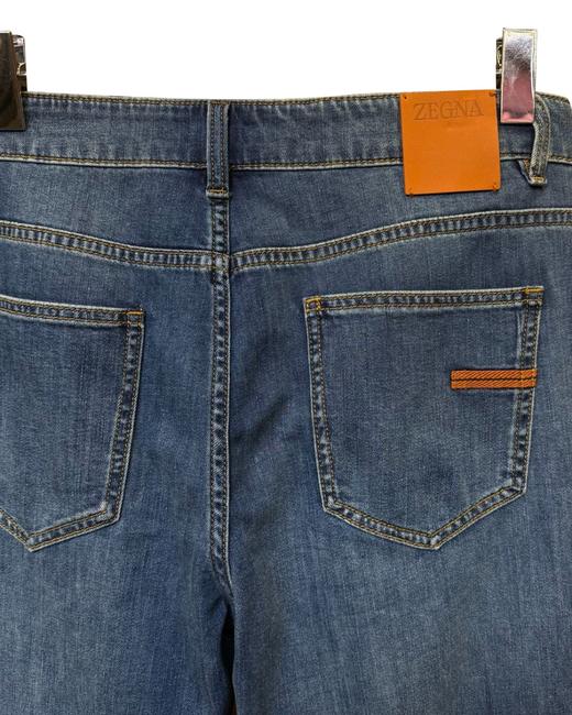 男款logo牛仔裤长裤la 商品图2