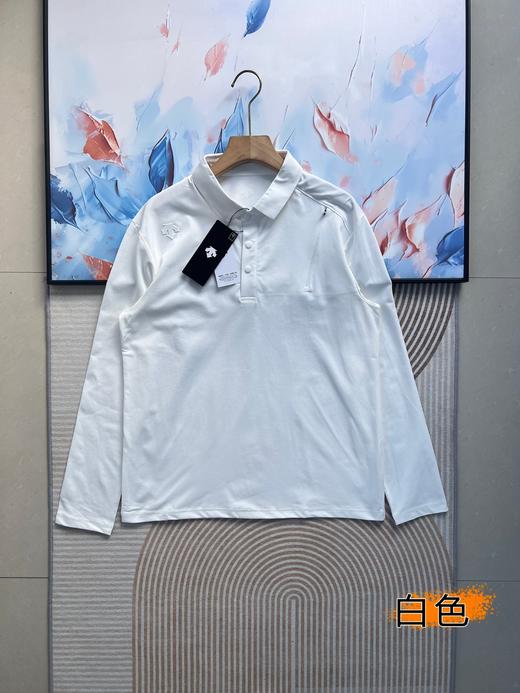 点此购买 迪桑特春秋季男士经典款长袖Polo衫 kad 341721 商品图3