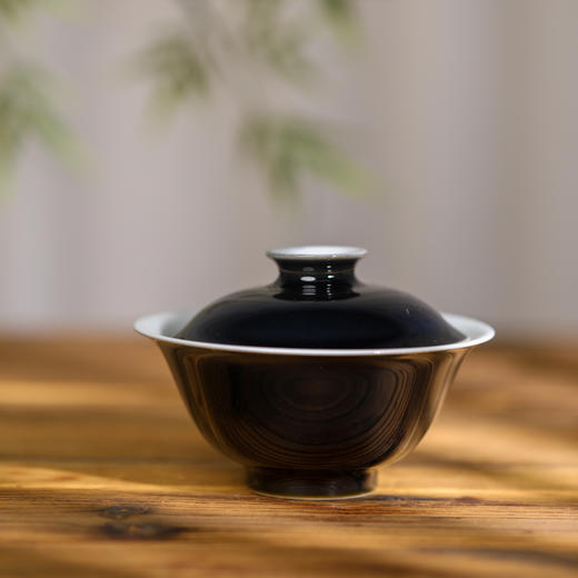 【忘言】 云色茶碗（雅黑）曰何文人器 商品图0