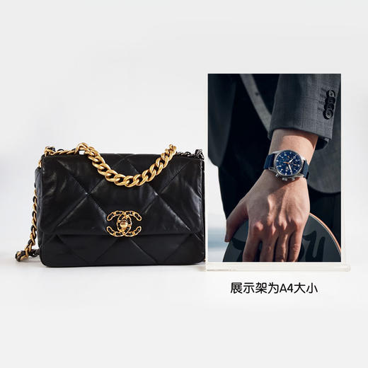 【95新】CHANEL香奈儿19Bag系列AS1160 B03930 94305小号黑金19bag链条包单肩包女士050326NJT14 商品图10