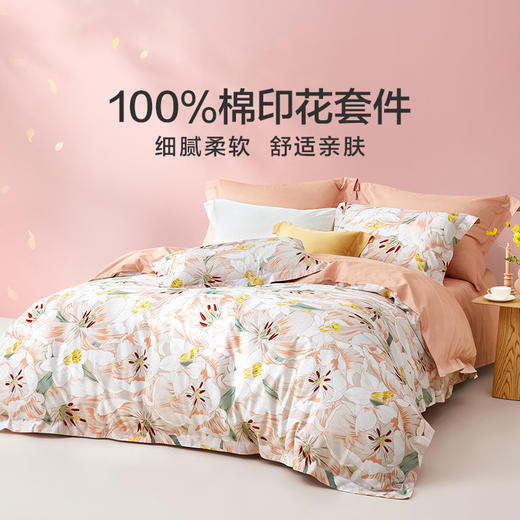 罗莱智家午后拾光全棉印花套（WAD0316-4） 商品图0