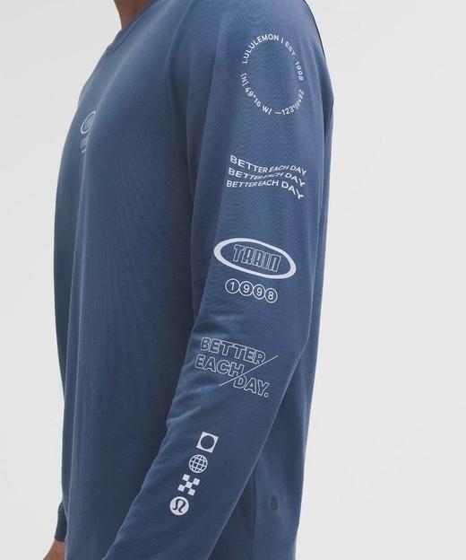 露露LULU男士春款纯棉长袖T恤 TUO 341742 商品图4