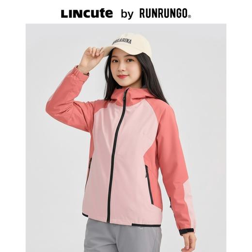 纳趣户外冲锋衣防风连帽休闲防水保暖运动风冲锋连帽外套L6JC1CH018 商品图1