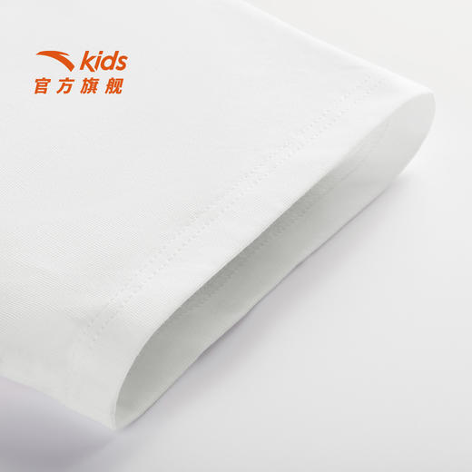 安踏儿童短袖女童针织衫2026年夏季新款透气亲肤大童潮流T恤362628130 商品图3