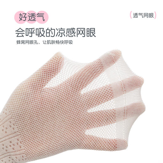 5双29.9包邮！26新款春夏薄款透气抗起球潮袜网眼男女童中筒A类无骨棉袜 25-42码 商品图3