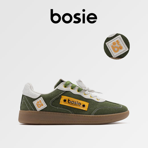 【bosie伯喜新款时尚休闲帆布德训鞋】秒变街头潮人穿搭神器这配色！这颜值！三色可选~ 商品图0